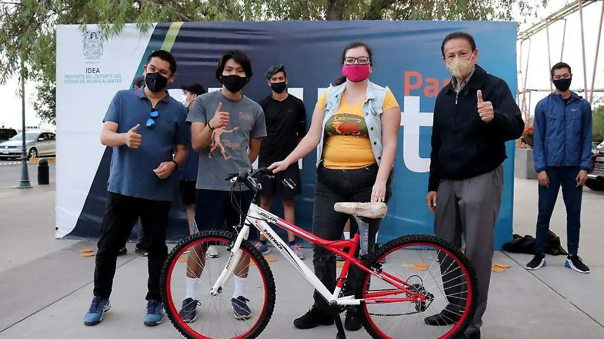 Paseo ciclista con la Asociación Estatal de Voleibol