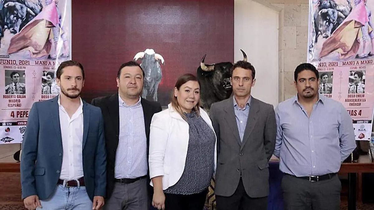 Integrantes de la empresa taurina “Toros sin Fronteras”