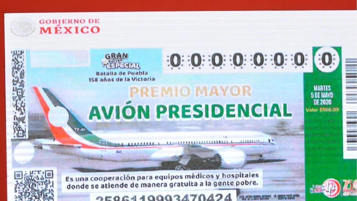 Rifa Avión Presidencial 2
