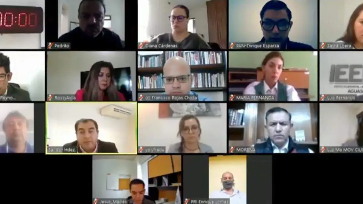 Conferencia de prensa virtual IEE