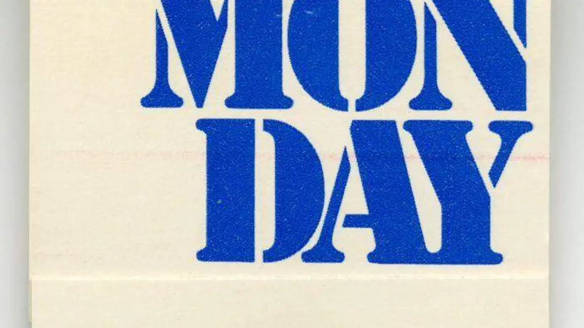 BLUE MONDAY-TRISTEZA