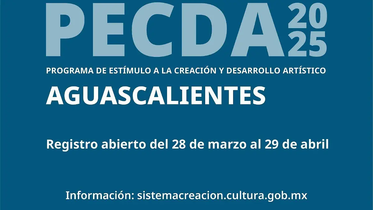 CONVOCATORIA PECDA-AGUASCALIENTES