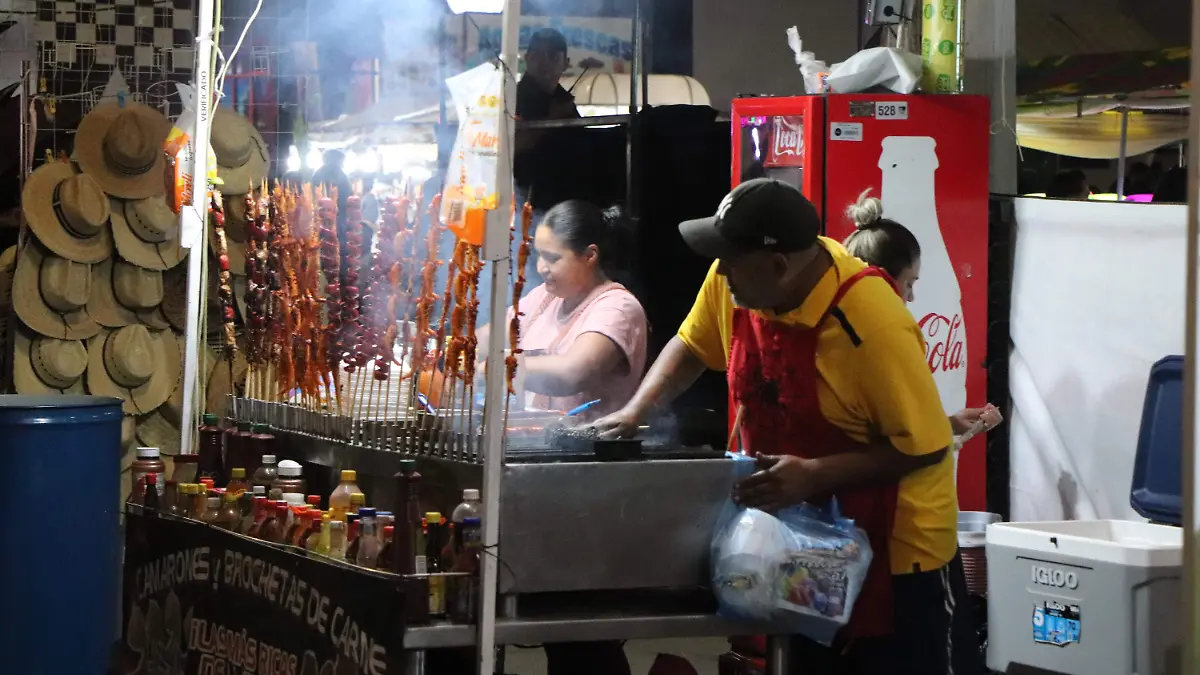 BROCHETA-CAMARONES-ISLA SAN MARCOS