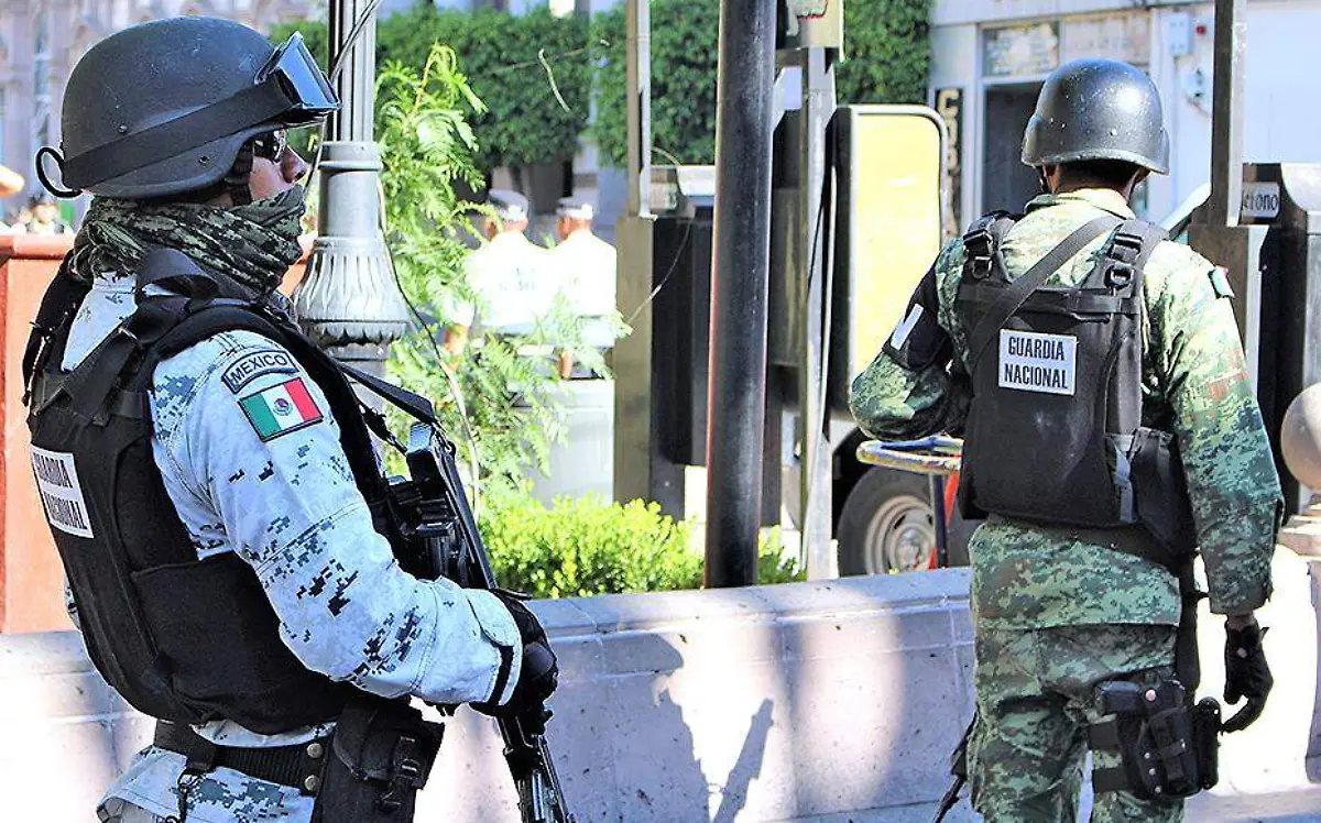 elementos de la guardia nacional