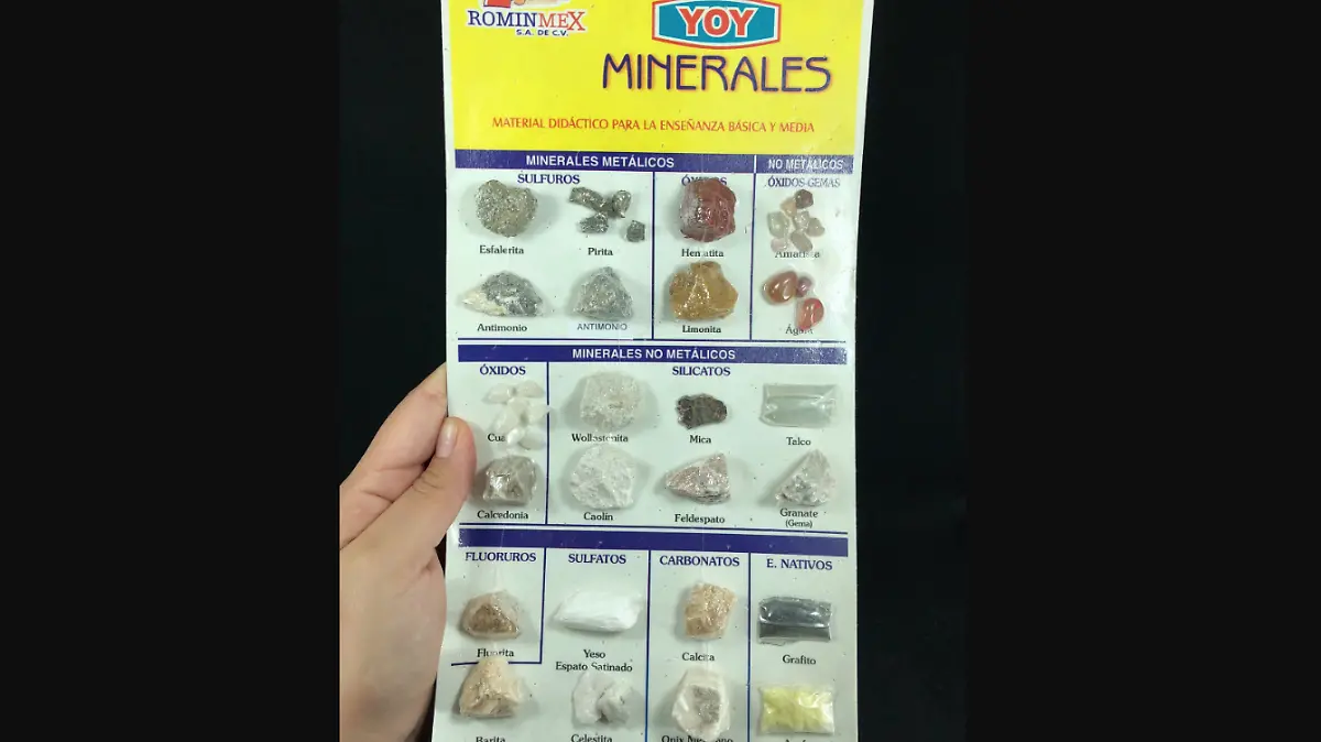 PAPELERÍA-MINERALES DE PLÁSTICO