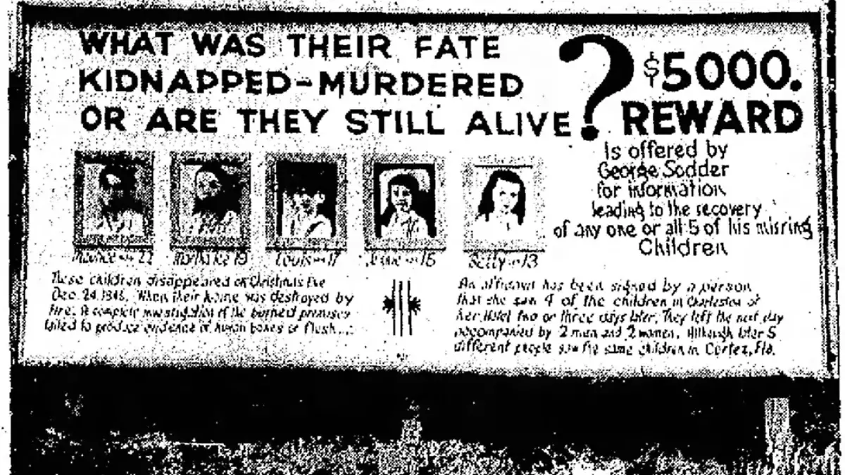 NIÑOS SODDER-DESAPARICIÓN-INCENDIO