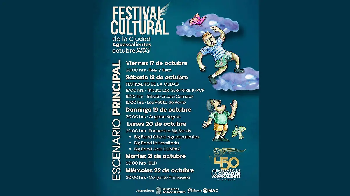 Programa del Escenario principal del 450 Aniversario