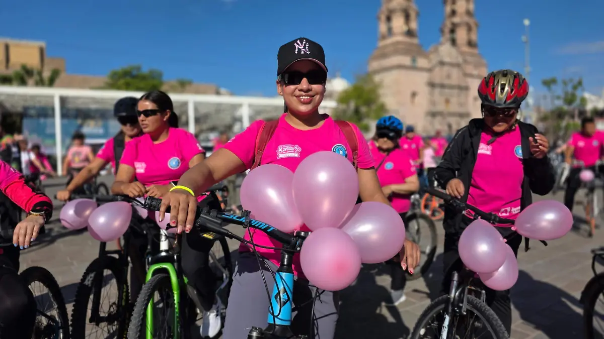 RODADA ROSA-CICLICTAS-CANCER DE MAMA