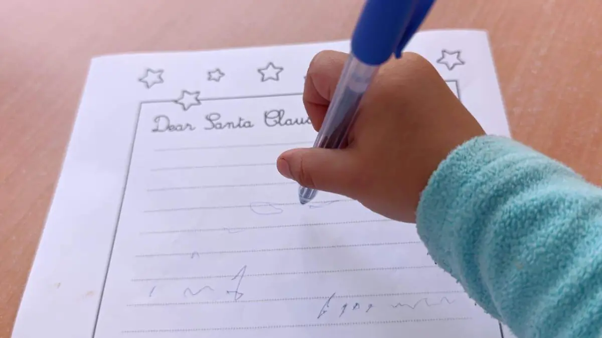 CARTITA -SANTA CLAUS-NIÑO DIOS