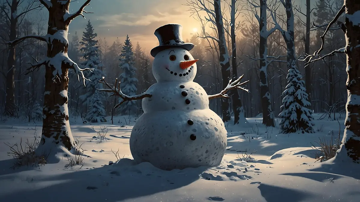 MUÑECO DE NIEVE-HISTORIA-NAVIDAD