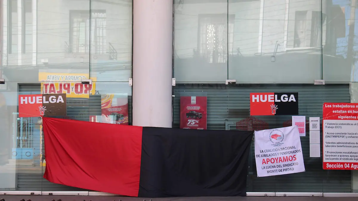 MONTE DE PIEDAD_HUELGA_EMPEÑOS 