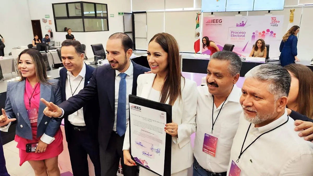 Libia García es la primera gobernadora electa de Guanajuato