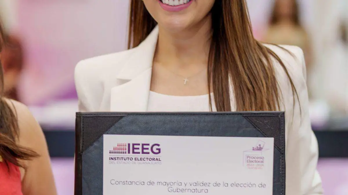 Libia García es la primera gobernadora electa de Guanajuato