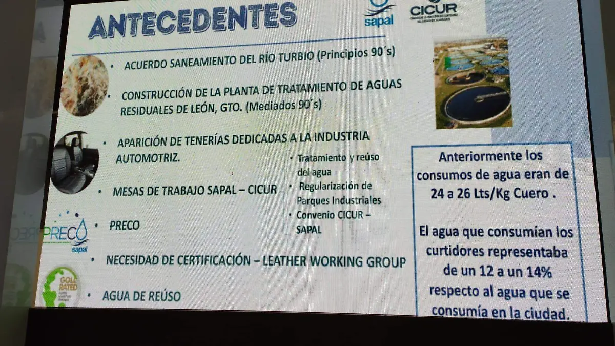 La industria curtidora de León redujo consumo de agua