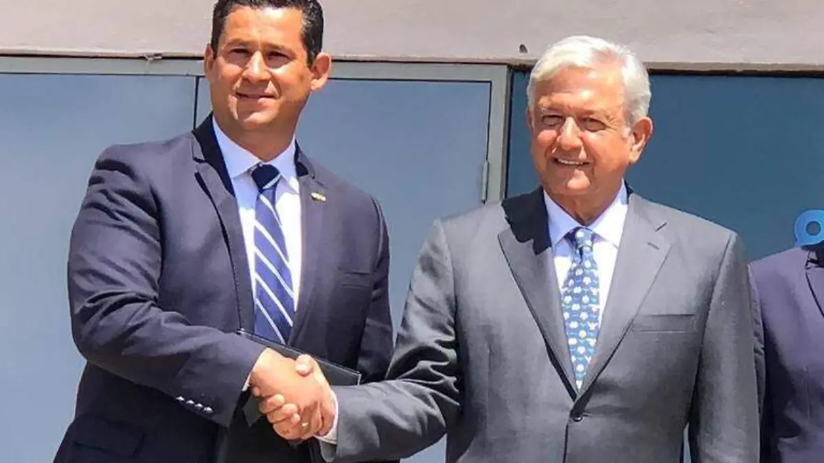 AMLO y Diego Sinhue
