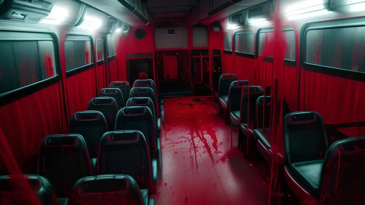 CAMIÓN LLENO DE SANGRE ILUSTRACIÓN _ GUSTAVO CARREÓN 