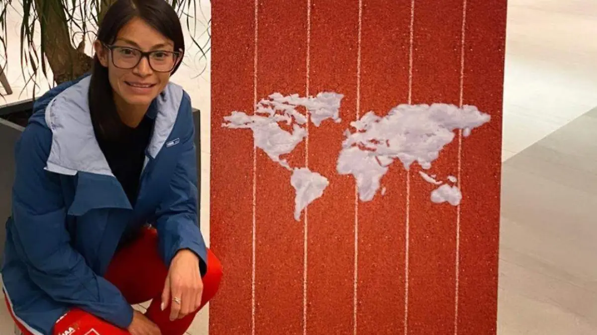 Cortesía Cecilio Blancarte - Laura Galván Mundial Indoor