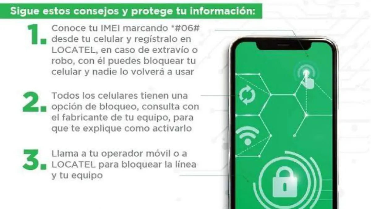 pasos bloquear celular