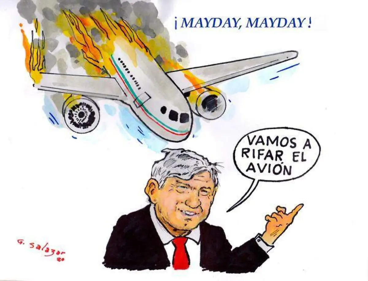 Hoy en el cartón de Salazar - ¡ MAYDAY, MAYDAY !