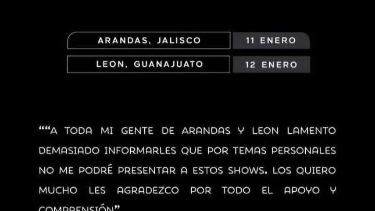Natanael Cano anunció que no se presentará en el Palenque de la Feria de León 2025