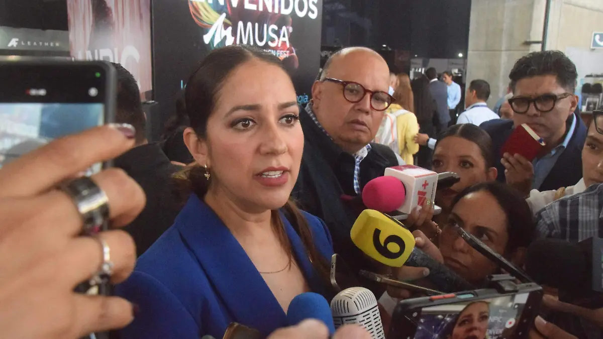 Gobernadora del estado, Libia Dennise García Muñoz Ledo