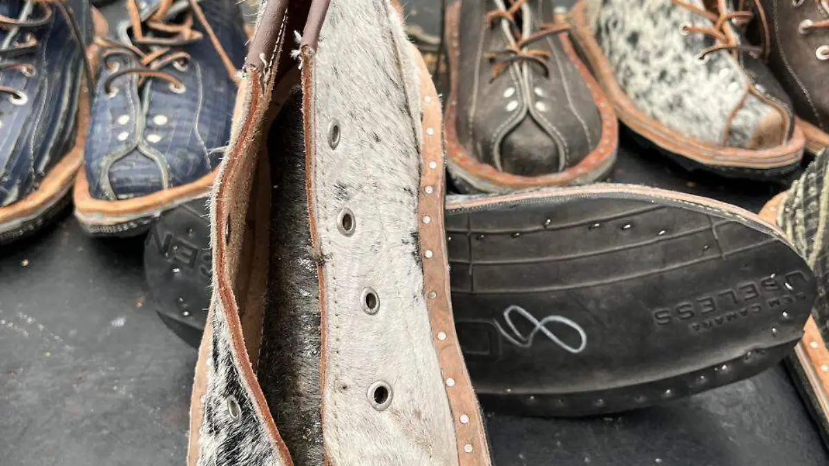 Burras zapatos antigüos 