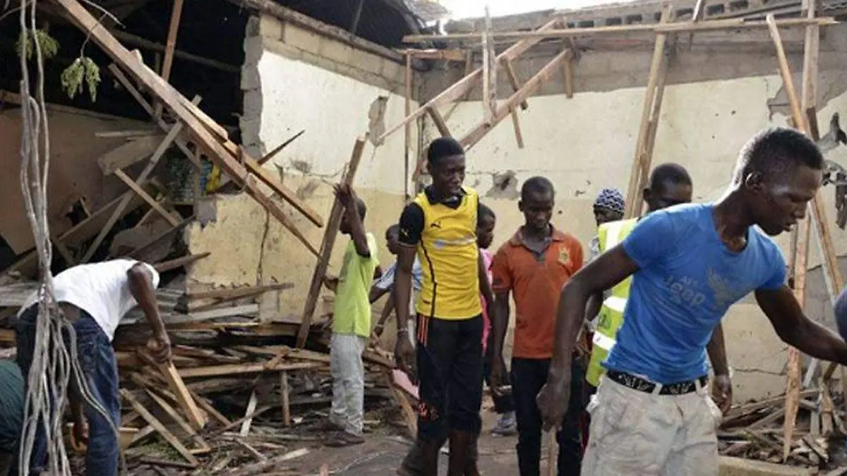Derrumbe en Nigeria