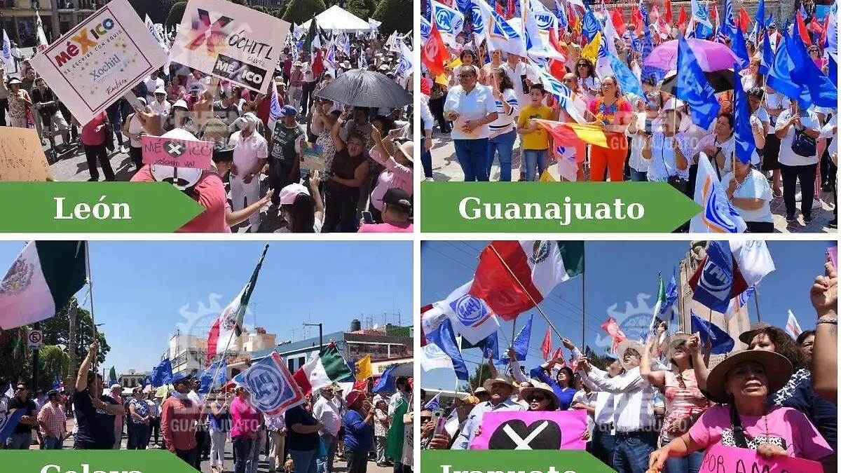 Festejos Xóchitl Gálvez Guanajuato
