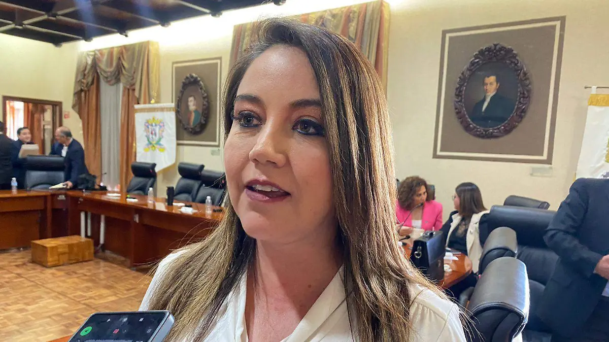 Vanessa Montes de Oca, regidora del partido Morena.