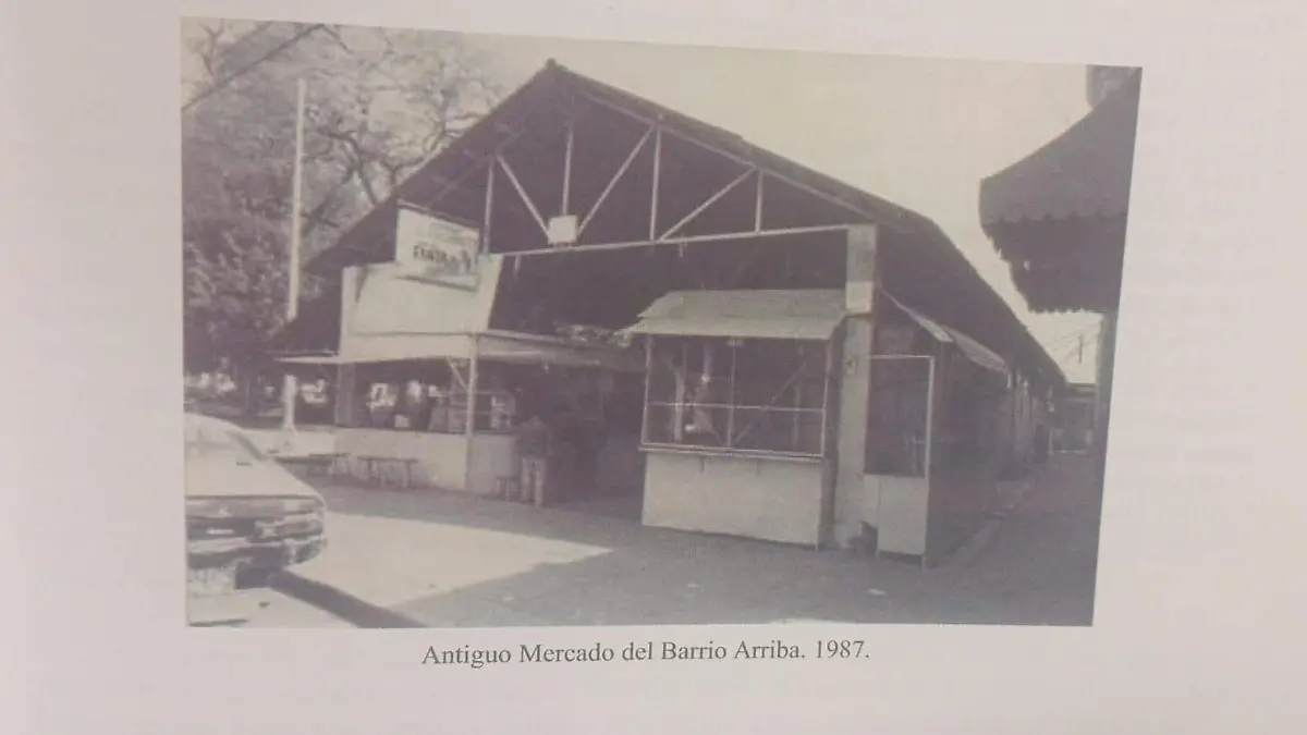 Antiguo mercado de Barrio Arriba, 1987