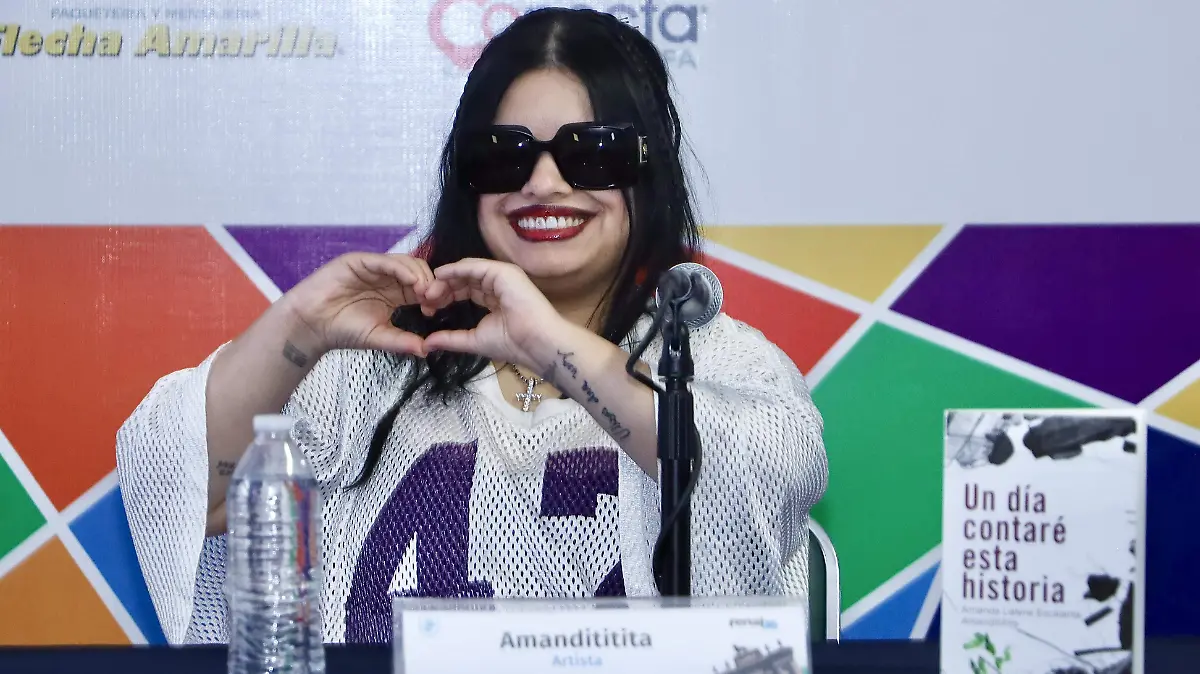 Amandititita llegó a la FENAL 2025 con su historia de vida