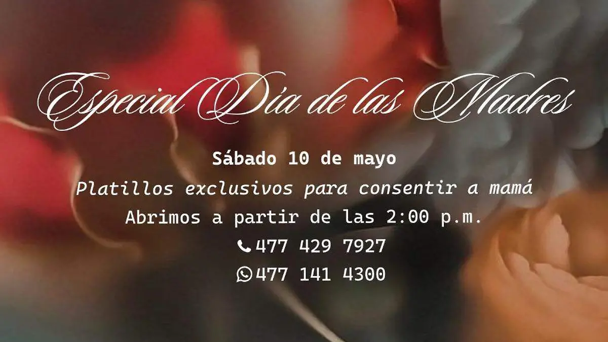 Consiente a mamá este 10 de mayo