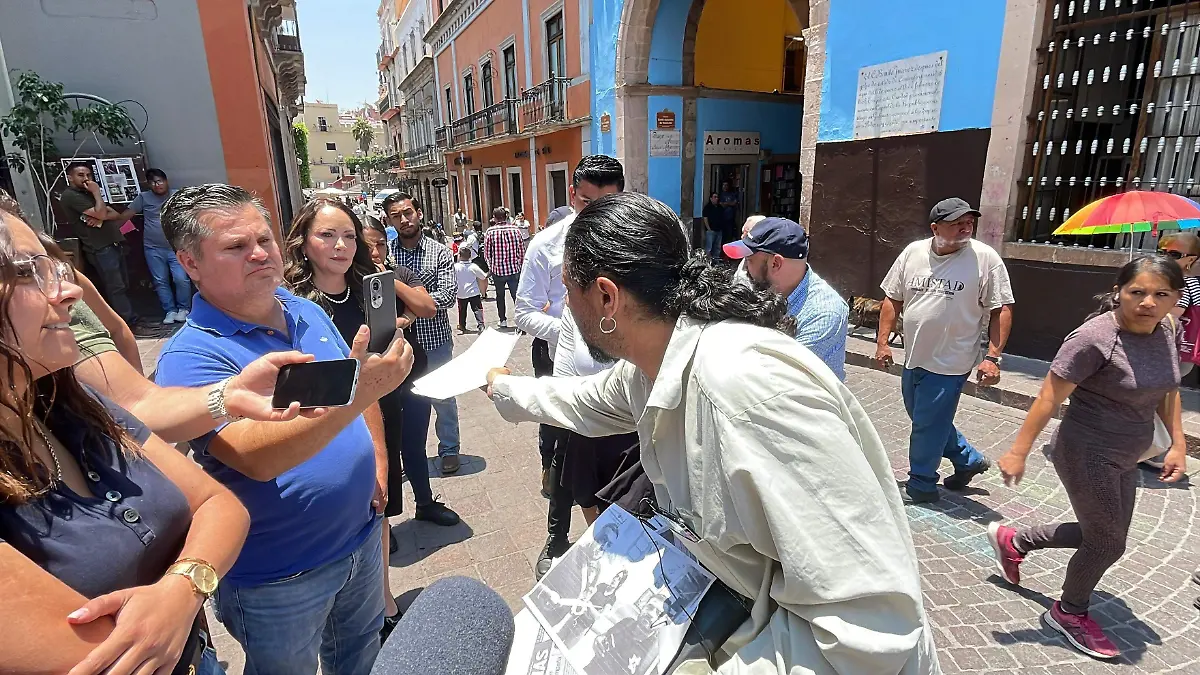 GUANAJUATO- Comerciantes de Guanajuato capital denuncian red de corrupción y extorsión dentro de la Dirección de Fiscalización y Control (2)