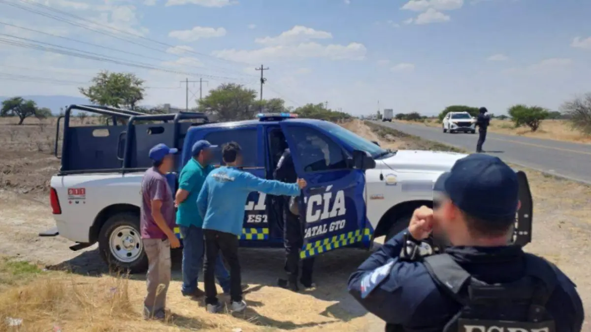 Rescata Escuadrón Antiextorsión de la Secretaría de Seguridad  y Paz a tres víctimas de secuestro virtual en San Felipe (3)