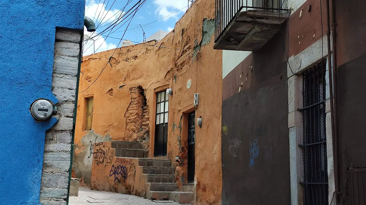 GUANAJUATO- Identifican predios en riesgo de colapso en zonas céntricas de Guanajuato capital (2)