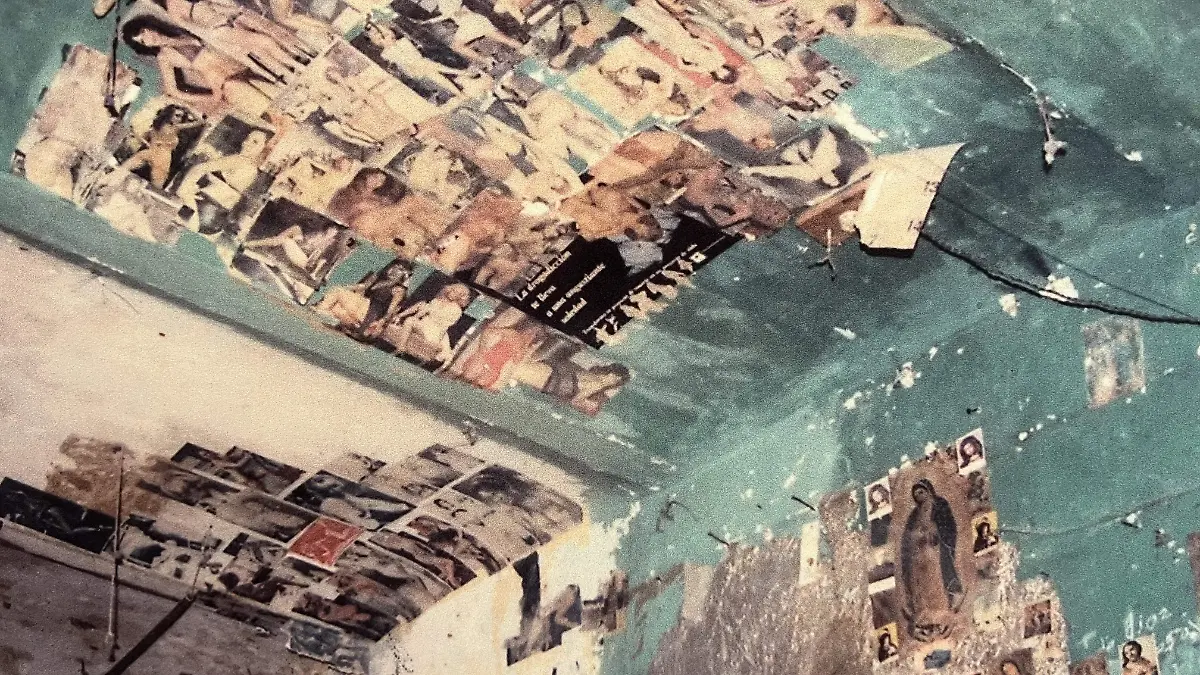 Así estaban las paredes de la Cárcel Municipal de León