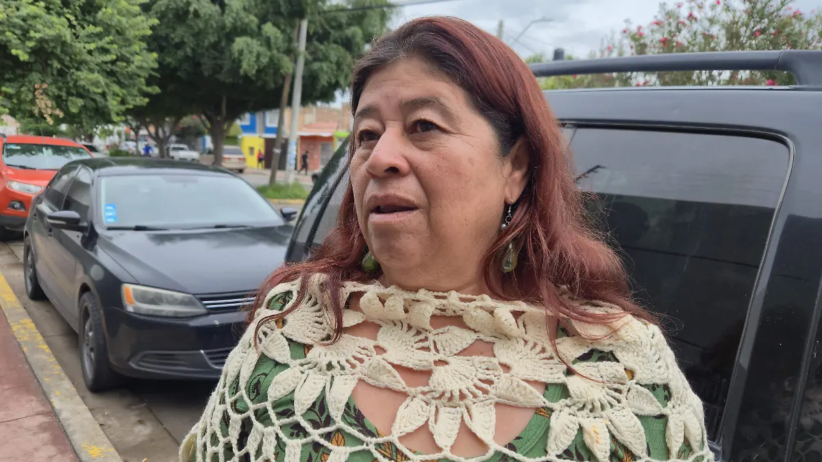 Sandra Martínez, vecina de San Juan de Abajo