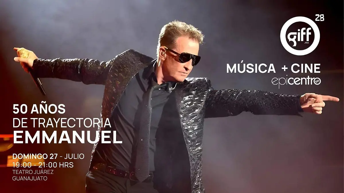 Emmanuel será homenajeado en el GIFF 2025