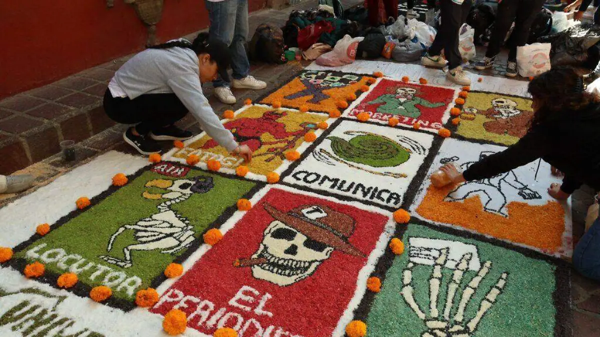 Guanajuato – Tapete de la muerte de la capital, una tradición de 18 años
