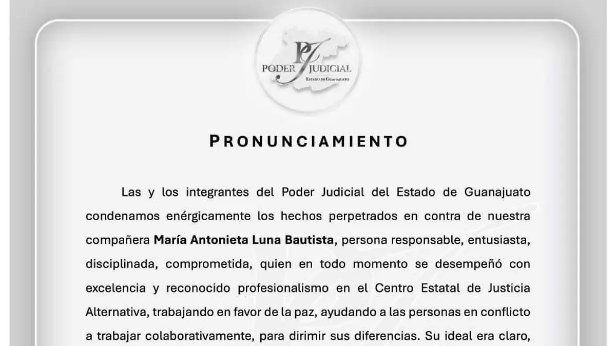 Pronunciamiento - Fiscalía