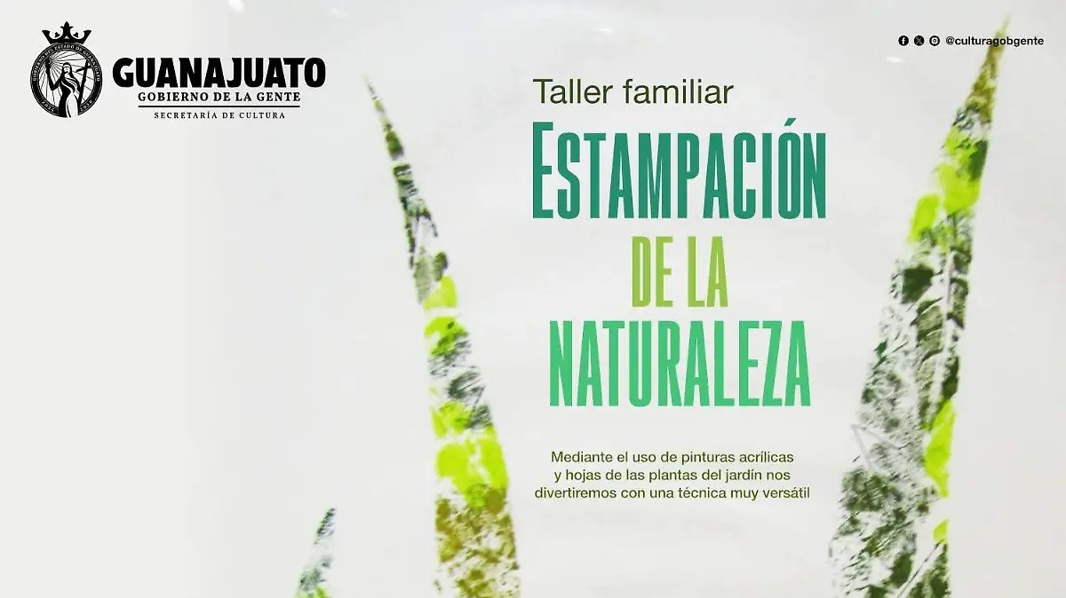 Taller familiar “Estampación de la Naturaleza”