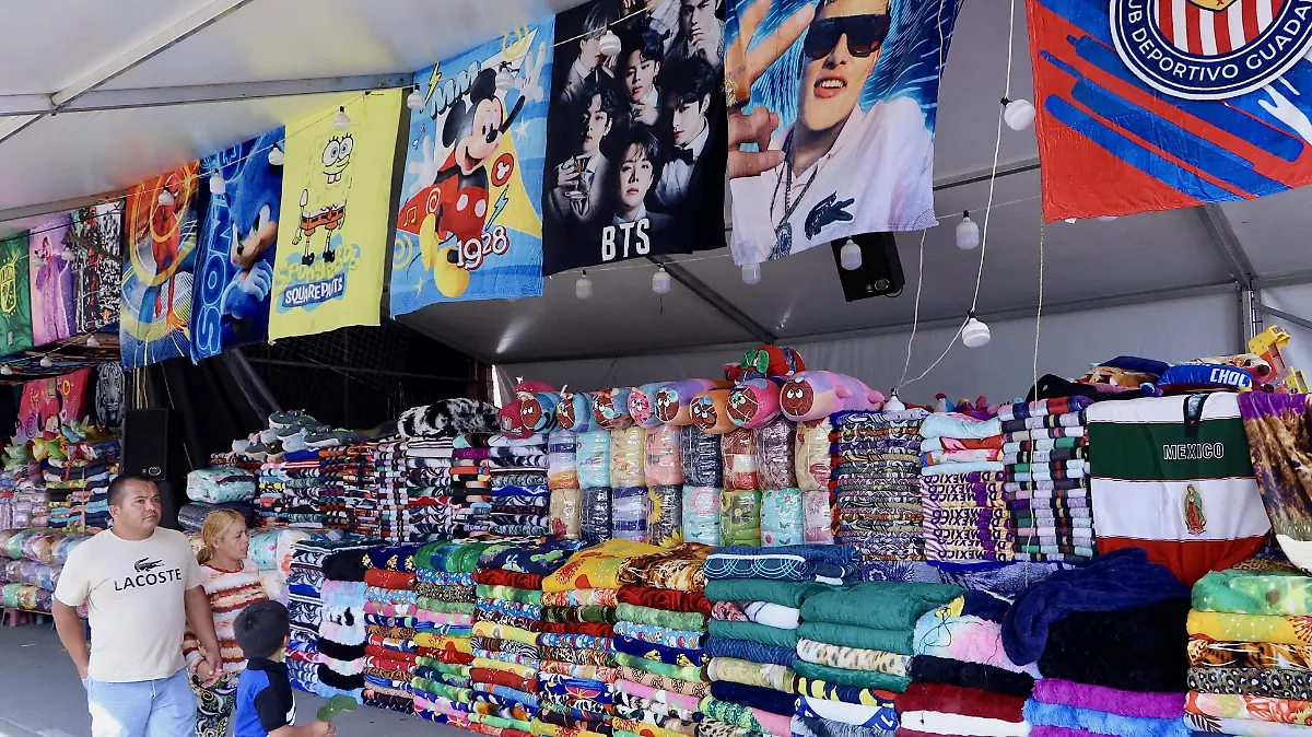 Gritones en la Feria de León