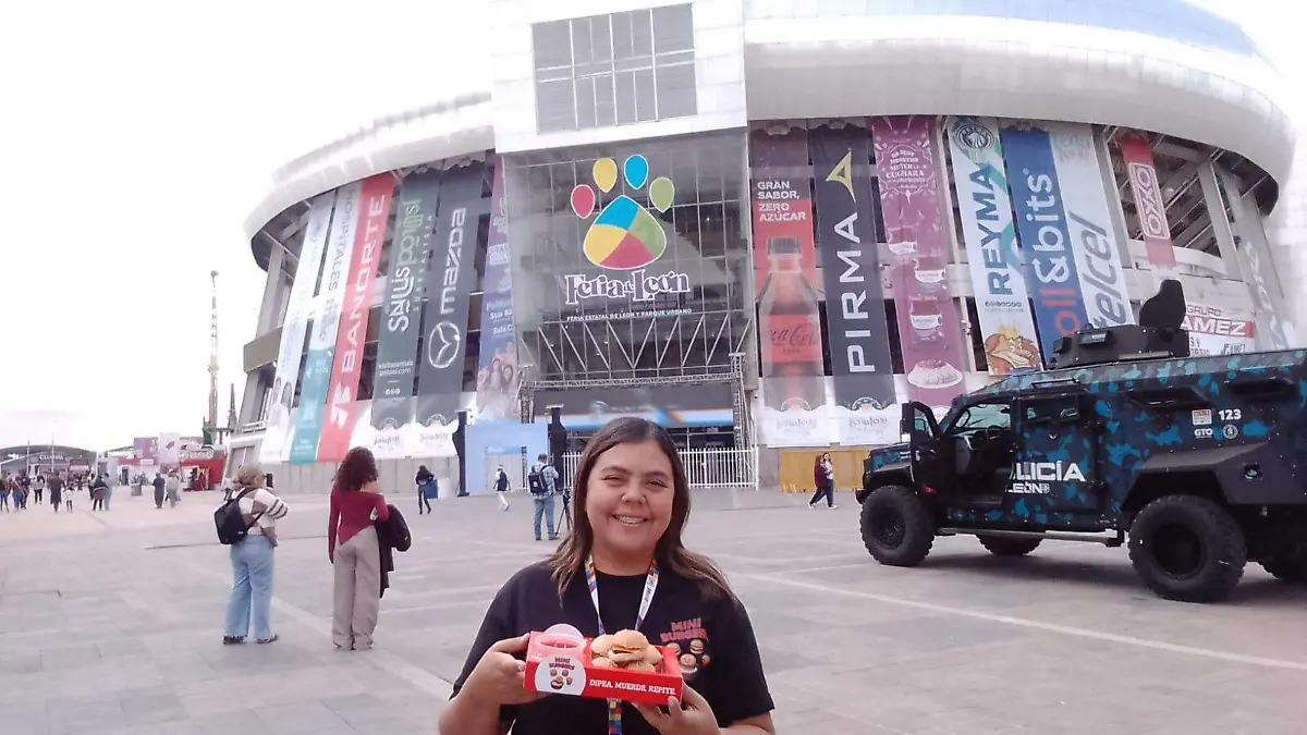 Las hamburguesas más pequeñas del mundo ya están en la Feria de León 2026