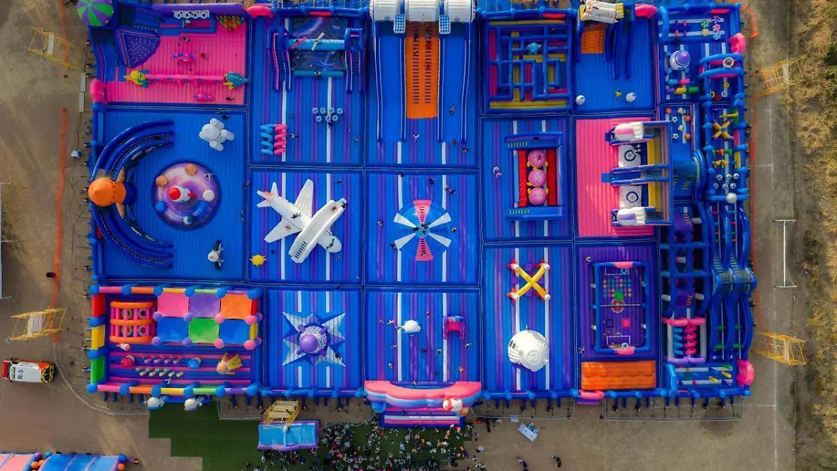 Guanajuato – ¡Hora de brincar! Disfruta del mega inflable que llegó a la capital guanajuatense