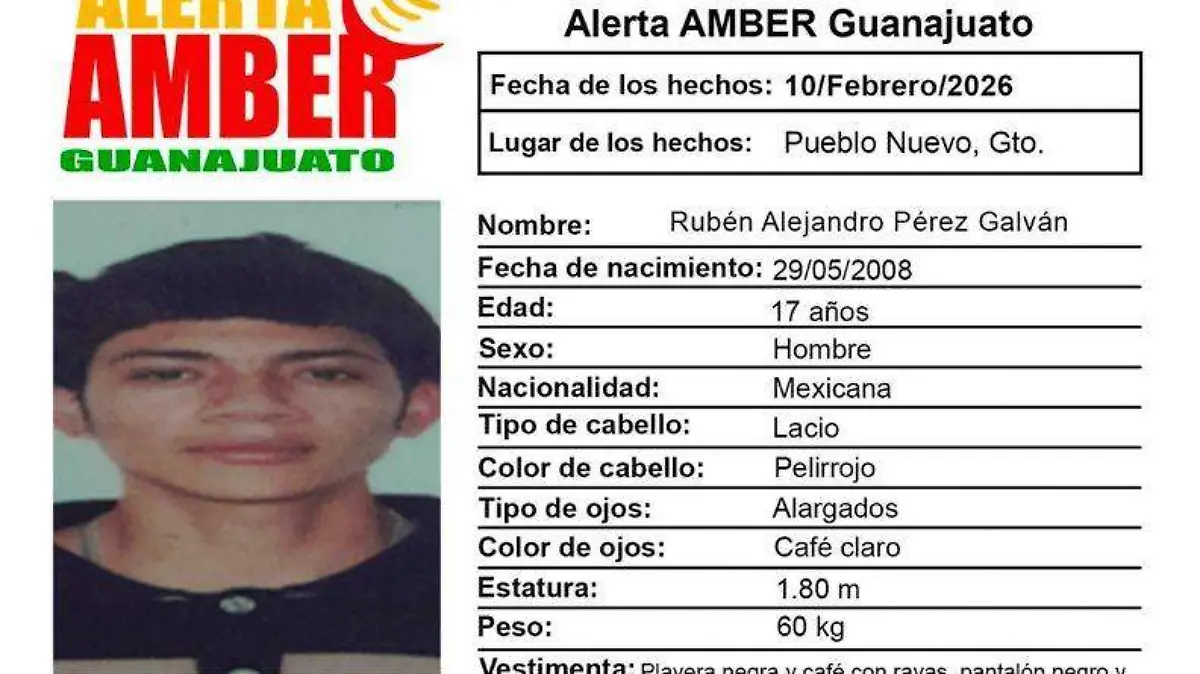 Alerta Protocolo Alba: buscan a mujeres y jóvenes desaparecidos en León y municipios cercanos