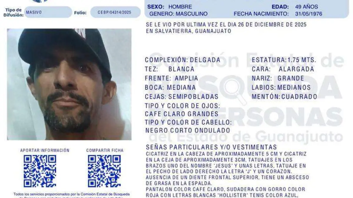 Alerta Protocolo Alba: buscan a mujeres y jóvenes desaparecidos en León y municipios cercanos