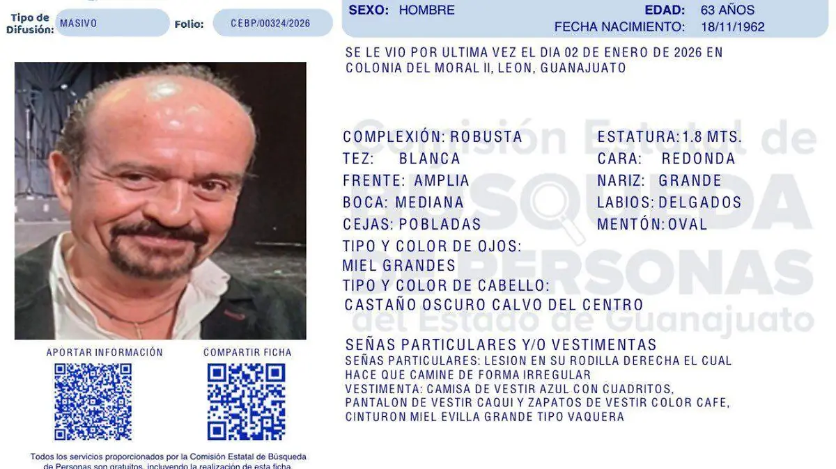 Alerta Protocolo Alba: buscan a mujeres y jóvenes desaparecidos en León y municipios cercanos