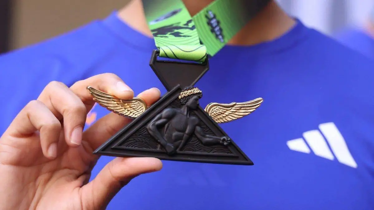Esta fue la medalla conmemorativa del Medio Maratón Internacional Guadalajara 2026
