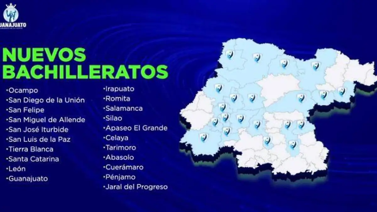 Los municipios en los que este año abren más bachilleratos.