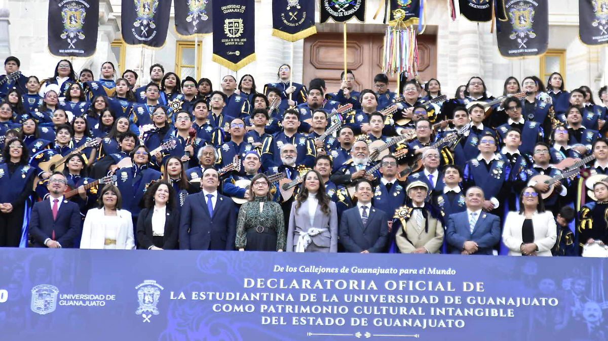 Estudiantina de la Universidad de Guanajuato es declarada Patrimonio Cultural Intangible
